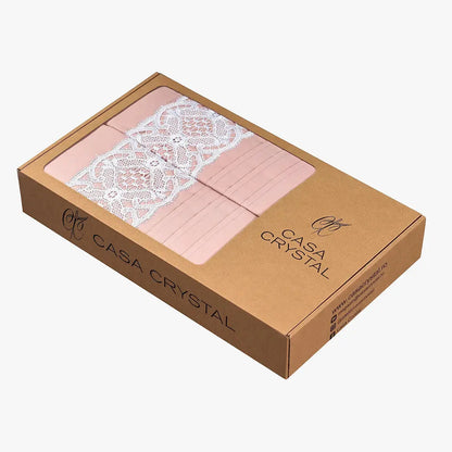 ambalaj Set complet lenjerie Adela din bumbac natural – ideal pentru cadou sau uz zilnic