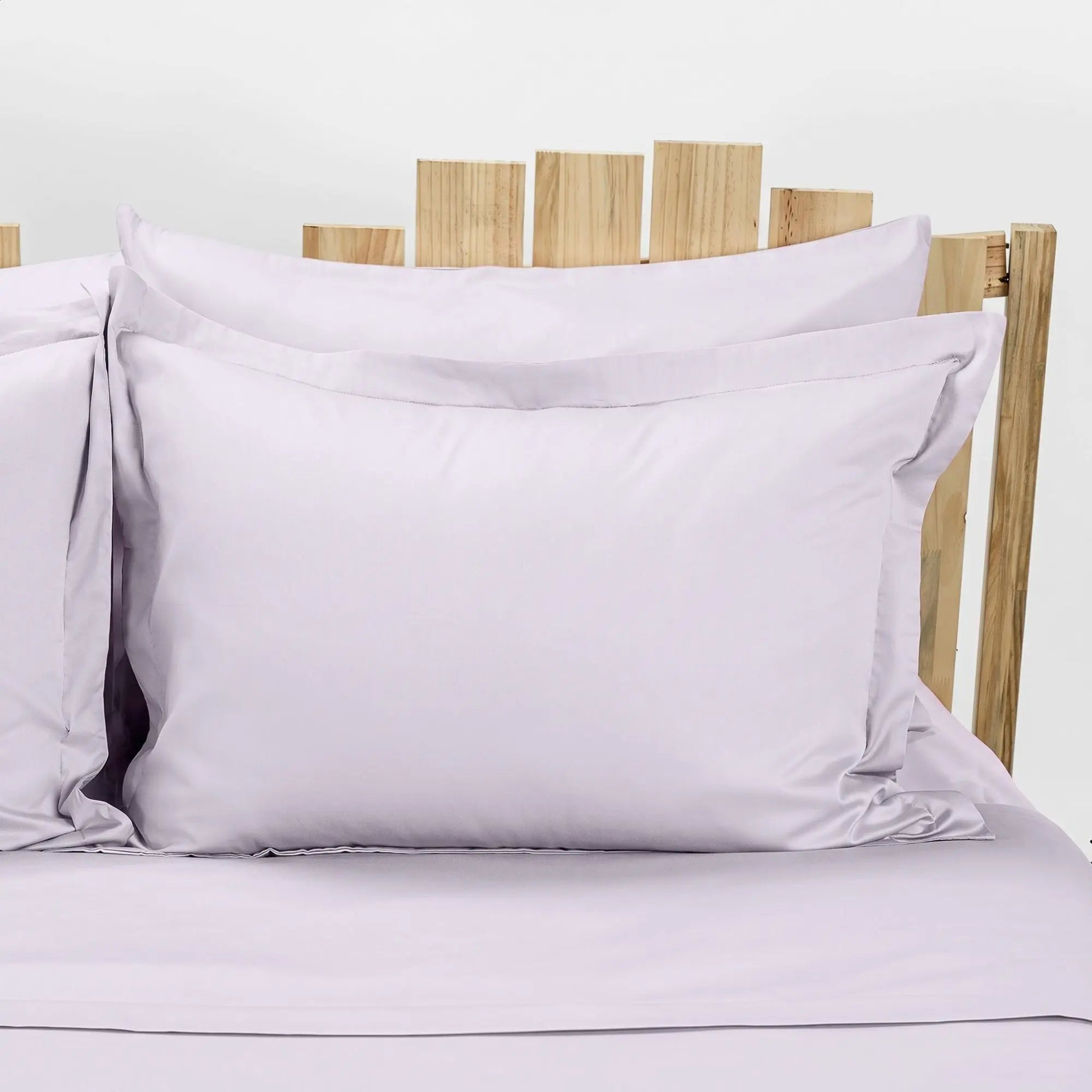 Lenjerie de pat 2 persoane Gri Lila din Bumbac 100% satinat dens simplă, personalizabilă – SIMPLE LILAC
