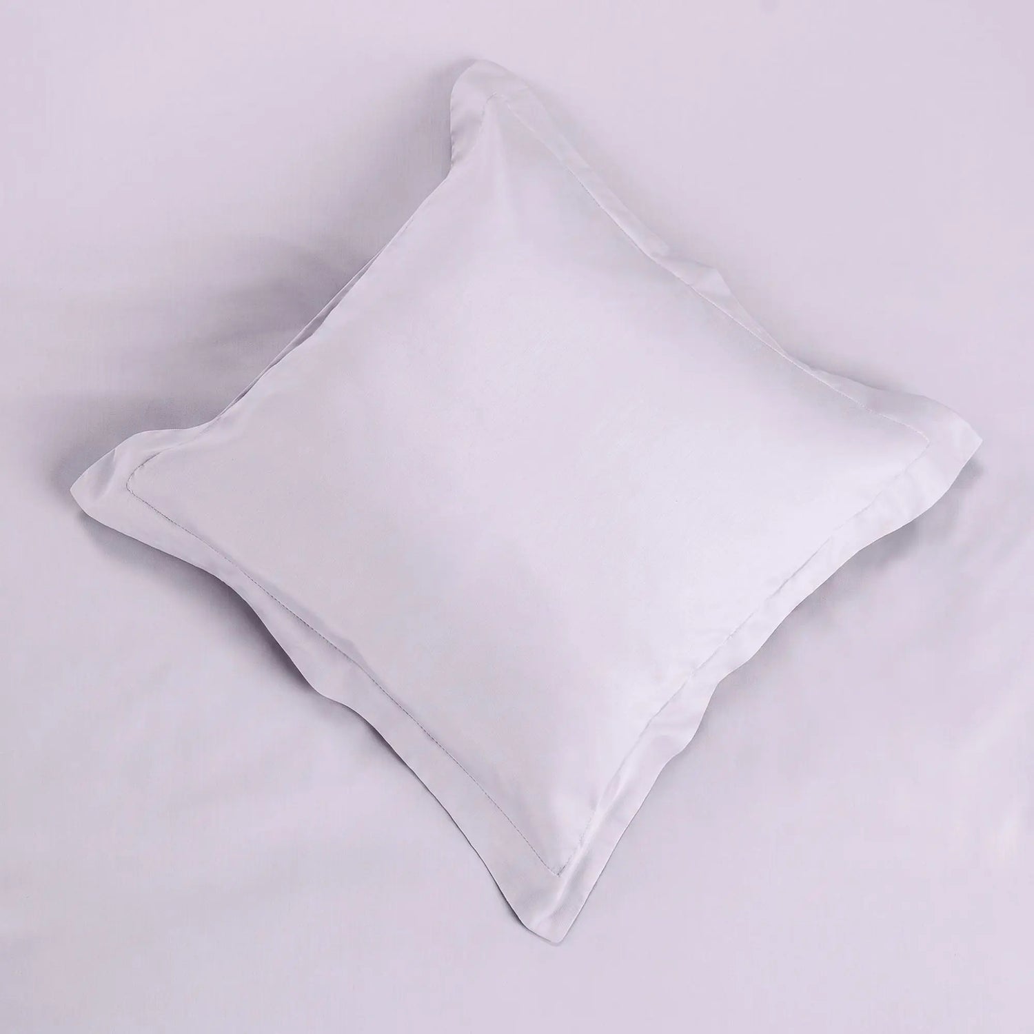 Lenjerie de pat 2 persoane Gri Lila din Bumbac 100% satinat dens simplă, personalizabilă – SIMPLE LILAC