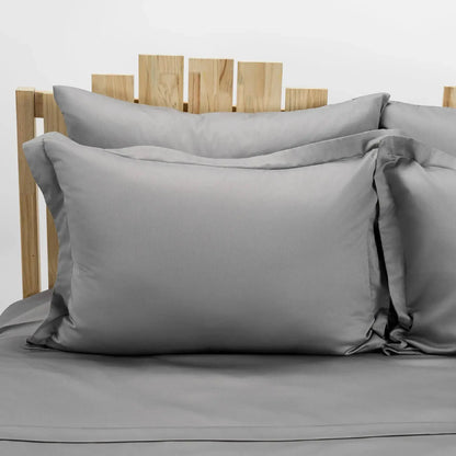 Set complet lenjerie Simple Grey din bumbac natural – ideal pentru uz zilnic