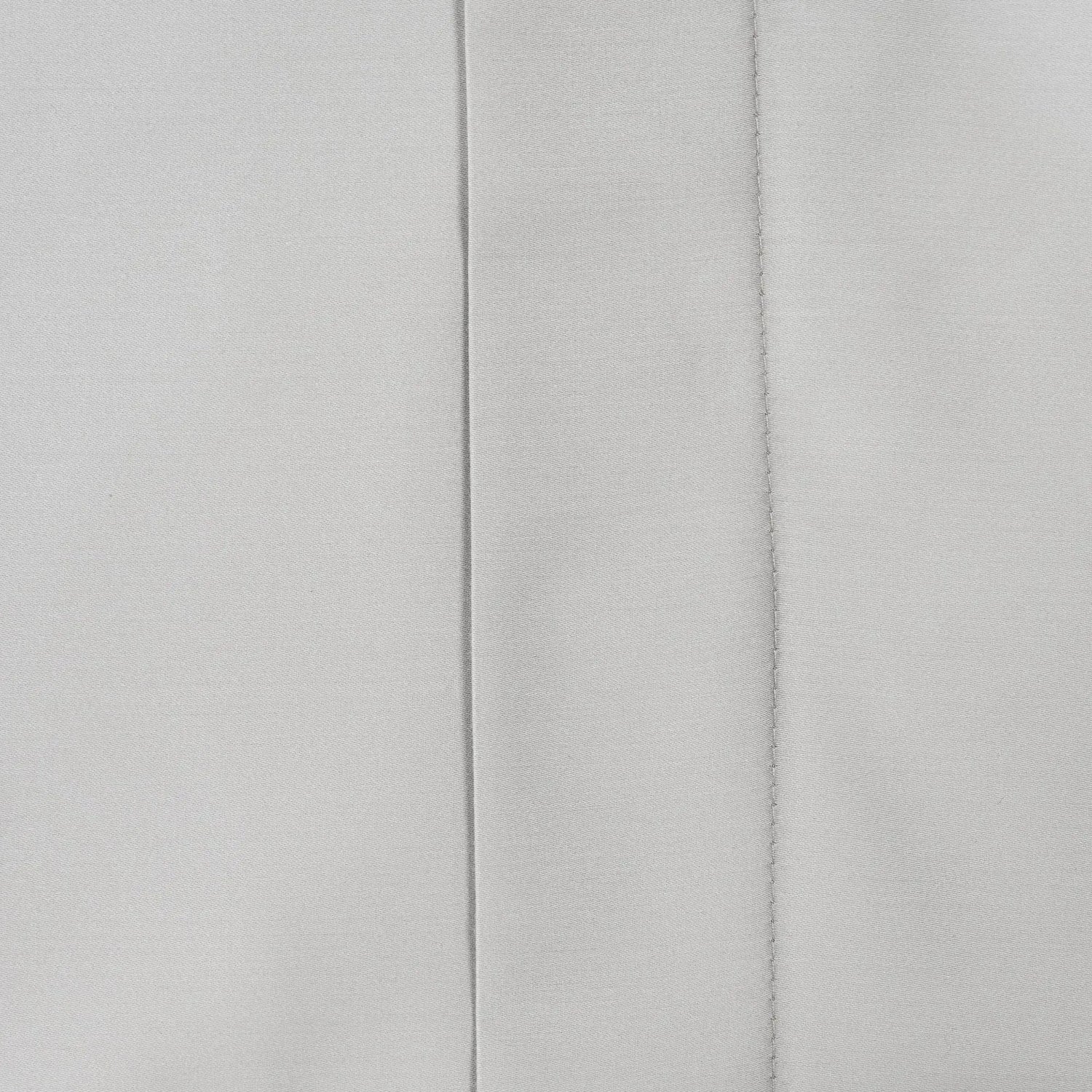 Textură fină din bumbac 100% natural pe lenjeria de pat Simple Silver pentru dormitor