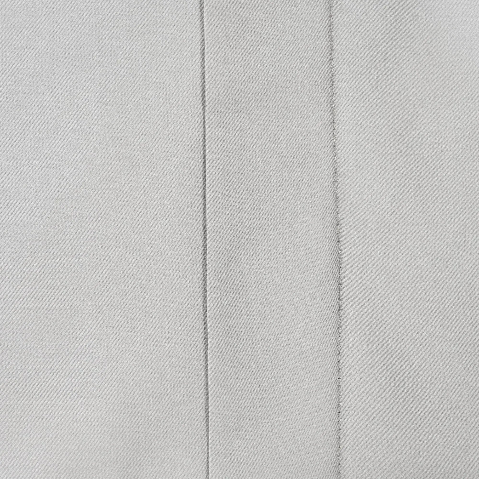 Textură fină din bumbac 100% natural pe lenjeria de pat Simple Silver pentru dormitor