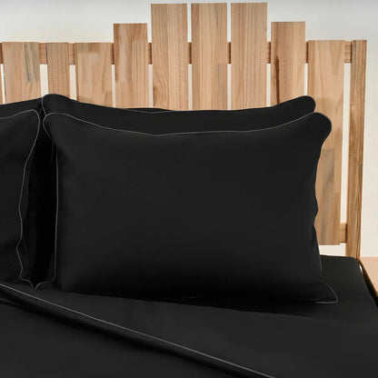 Lenjerie Elegant Black din bumbac natural, respirabilă și moale la atingere