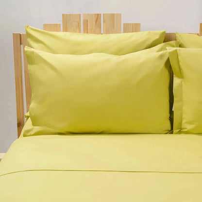 Set complet lenjerie simple green din bumbac natural – ideal pentru cadou sau uz zilnic