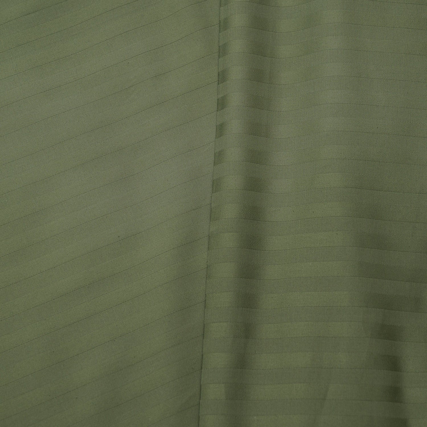 Lenjerie de pat 2 persoane Verde din Bumbac 100% satinat dens cu dungi, personalizabilă – GREEN STRIPES