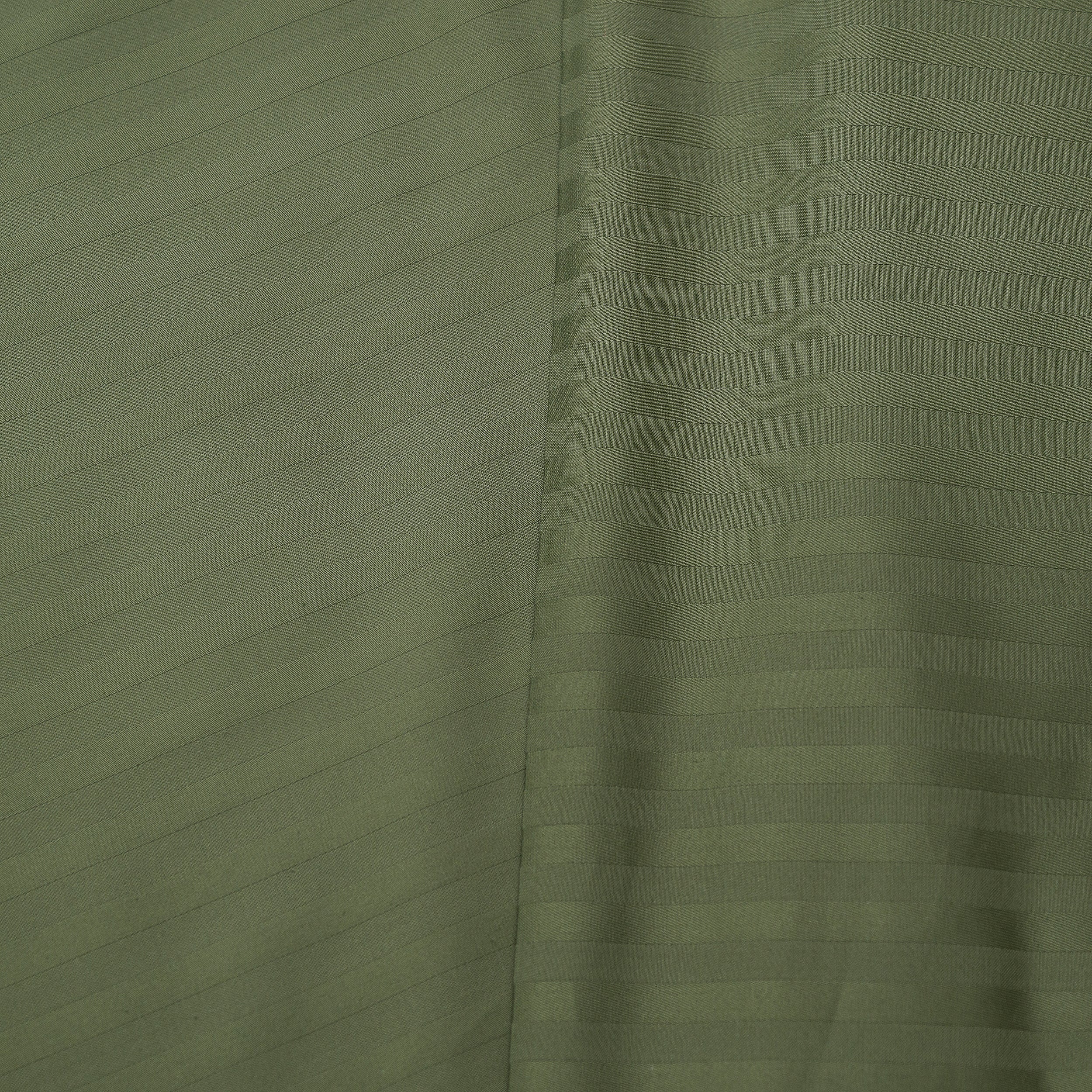 Lenjerie de pat 2 persoane Verde din Bumbac 100% satinat dens cu dungi, personalizabilă – GREEN STRIPES