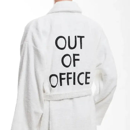 Halat de baie ”OUT OF OFFICE” - CasaCrystal